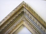 4'' CITY FLUTE IVORY GREEN LGW PICTURE FRAME